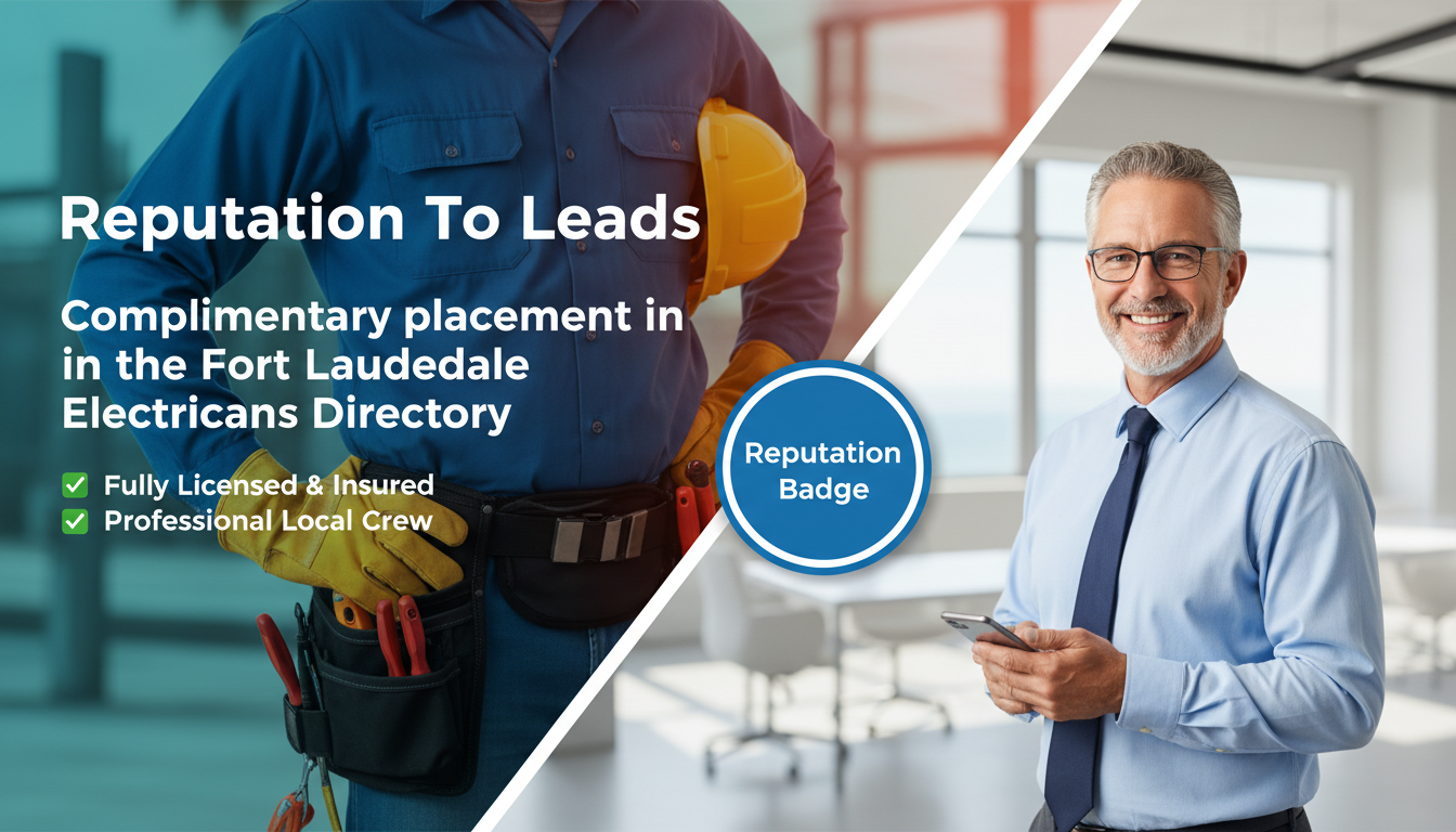 Reputation To Leads - Electricians Fort Lauderdale Placement